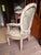 French Late 19th Century Antique Louis Style Fauteuil Bergere Chairs, a Pair With Cowtan & Tout Fabric For Sale - Image 3 of 6