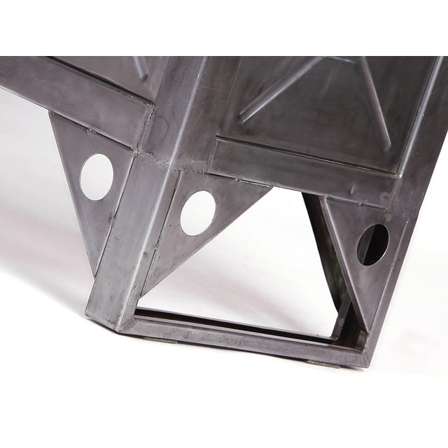 Red Czech Wood and Metal Workbench, 1940s For Sale - Image 8 of 10