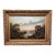 Mid 20th Century Original Classical Landscape Oil Painting With River and Architectural Ruins - Signed For Sale