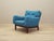 Danish Blue Armchair, 1960s For Sale - Image 3 of 16