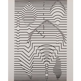 Victor Vasarely, EBI, Lithograph For Sale