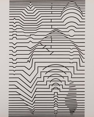 Victor Vasarely, EBI, Lithograph