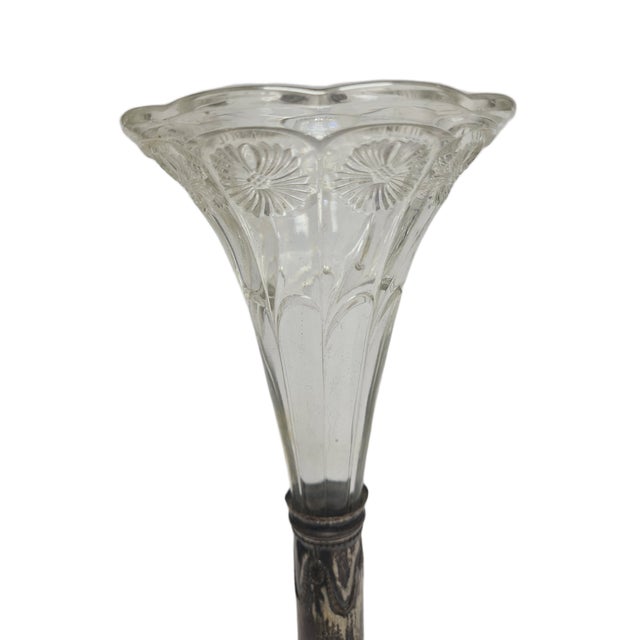 Art Nouveau French Flute Vase, 1900s For Sale - Image 5 of 18