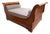 Antique Mahogany Inlaid Sleigh Bedframe for Daybed For Sale