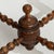 20th Century Oak Bobbin Stool with Turned Wood Legs For Sale - Image 12 of 12
