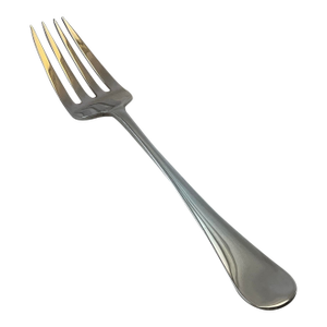 1980s Silver Serving Fork, Rattail