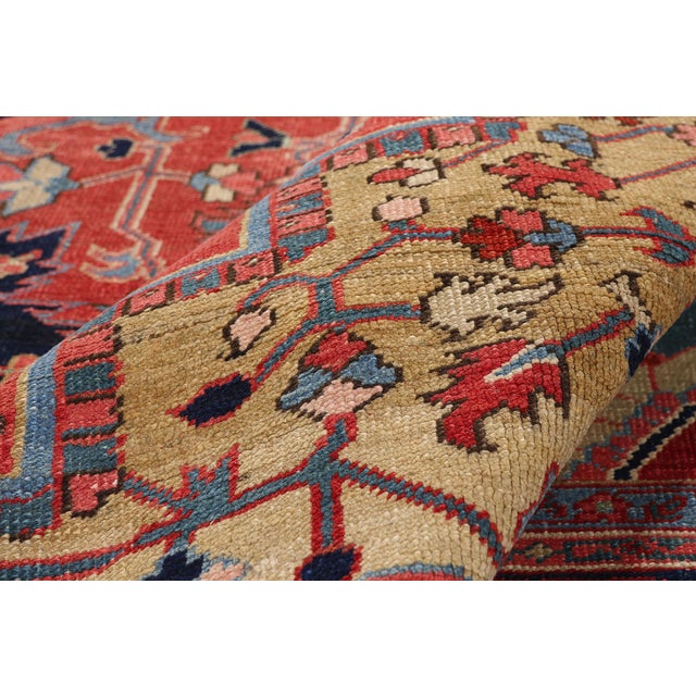 Late 19th Century Persian Heriz Rug, 13'00 X 15'07 For Sale In Dallas - Image 6 of 10