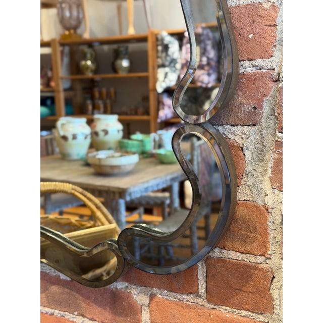 Large Hollywood Regency Venetian-Style Mirror, Italy, C. 1950s For Sale - Image 4 of 5