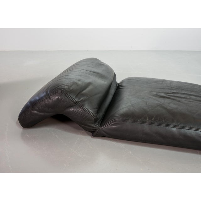 Modular Jeep Sofa in Grey Leather, 1970s, Set of 4 For Sale - Image 15 of 18