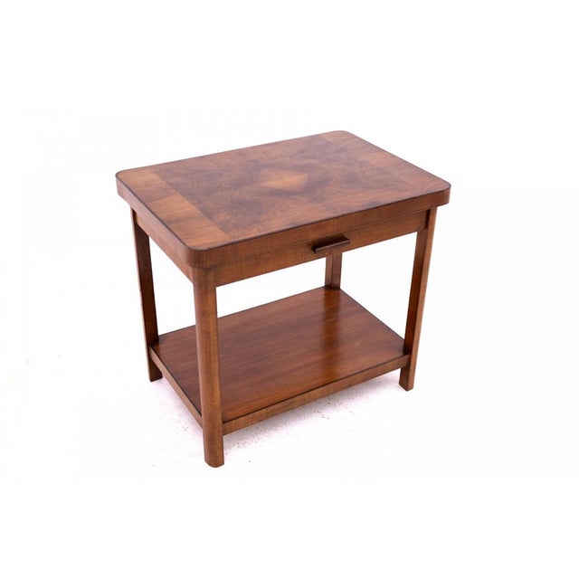 Mid-Century Modern First Half of the 20th Century Art Deco Side Table, Poland., 1930s For Sale - Image 3 of 8