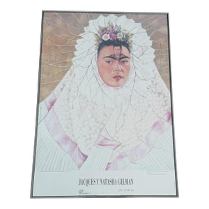 Vintage Frida Kahlo “Diego on My Mind” Exhibition Poster, 1992