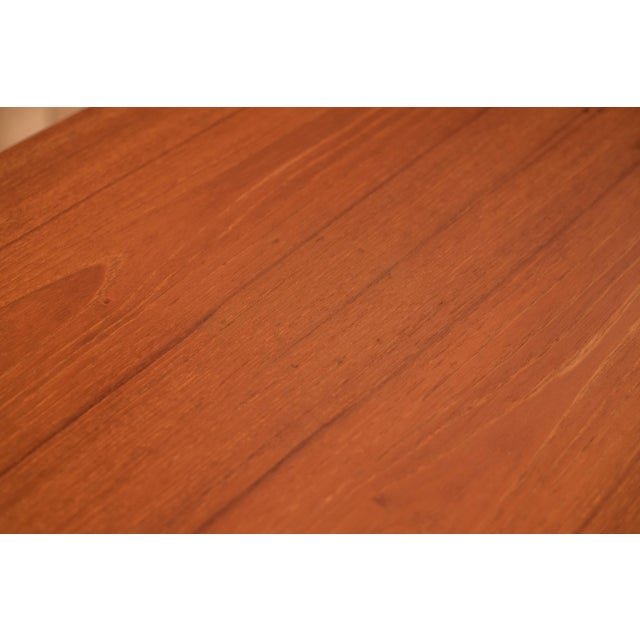 Vintage Danish Teak Drop Leaf Extension Dining Table by Borge Mogensen For Sale - Image 11 of 18