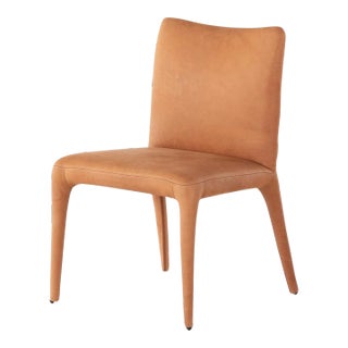 Four Hands Monza Dining Chair, Heritage Camel Leather For Sale