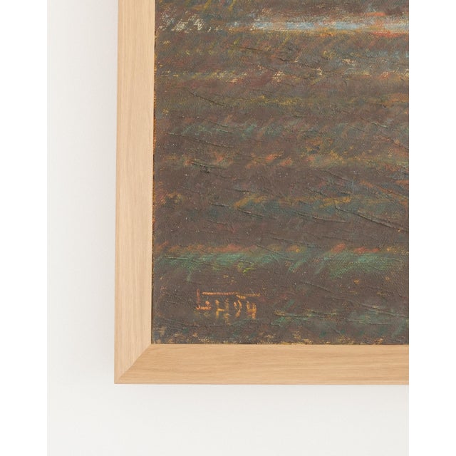 1990s Georg Herzig, Abstract Composition, 1994, Oil on Canvas For Sale - Image 5 of 6