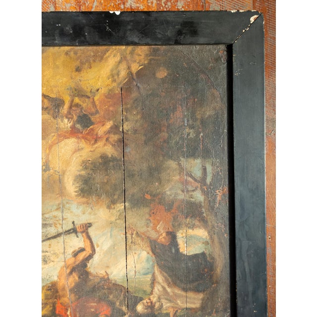 18th Century Continental European Painting, Martyrdom of a Saint, Italian School For Sale - Image 4 of 16