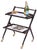 Mid-Century Italian Trolley Bar Cart in Wood and Glass attributed to Cesare Lacca, 1950s For Sale
