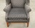 Pair of Midcentury English Georgian Style Wingback Chairs For Sale - Image 10 of 17