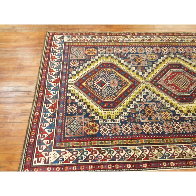 Tribal Caucasian Antique Shirvan Gallery Rug For Sale In New York - Image 6 of 6