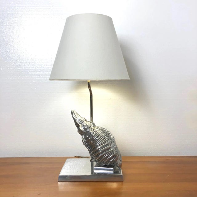 Metal Frederick Cooper Coastal Sea Shell Table Lamp For Sale - Image 7 of 7