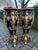 1990 Italian Baroque Black Gold Resin Pedestals 2pc-Pair For Sale - Image 18 of 18