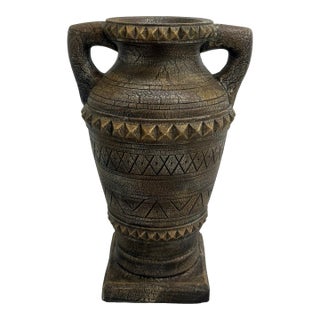 Vintage Large Scale Neoclassical Ceramic Urn For Sale