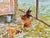 Illustration Original Watercolor Painting “Holly’s Chicken Yard” For Sale - Image 3 of 9