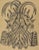 China ink drawing on paper. Sheet dimension cm. 39x33. Hand signed, titled and dated. Prov. Galleria "La Bertesca",...