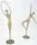 Pair of 3 Foot Tall Solid Brass Ballerina Dancers Sculptures Figurines Statue For Sale - Image 6 of 8