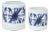 Tie-Dye Print Ceramic Pot (Set of 2) For Sale