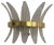 Italian Palmetta Wall Sconce in Murano Glass from Simoeng For Sale