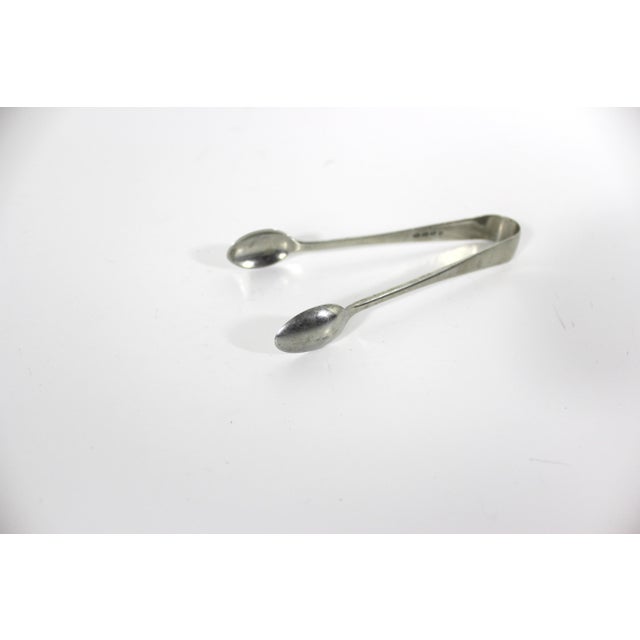 Vintage Silver Sugar or Ice Tongs For Sale - Image 9 of 10