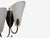 Black 1950s Swedish Modern, Double Wall Sconce, Brass, Textured Glass For Sale - Image 8 of 10