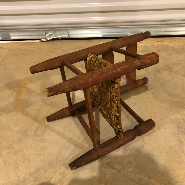 Antique Ladder Back Children’s Chair For Sale - Image 4 of 5