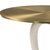 Wood Sonia Modern Brass Accent Table For Sale - Image 7 of 8