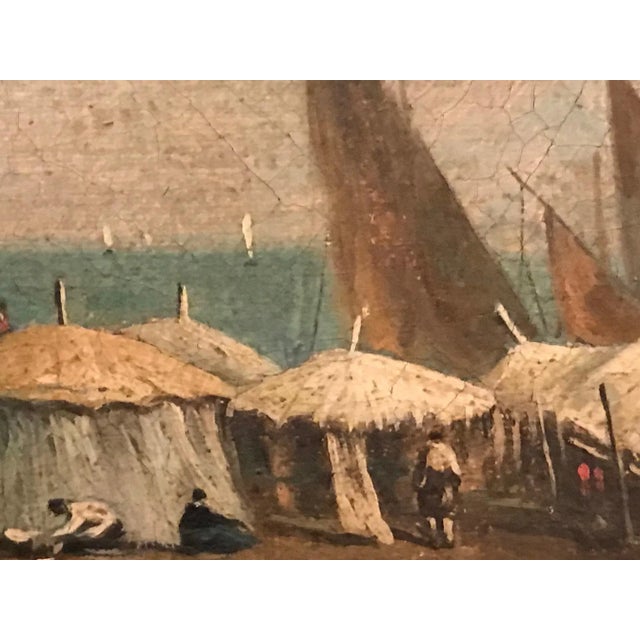 18th Century Giacomo Guardi Old Master Painting of Venetian Lagoon For Sale - Image 12 of 13