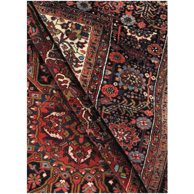 1940s Vintage Heriz Rug 8ft 2in X 12ft For Sale - Image 5 of 11