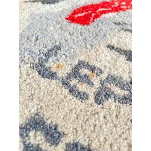 Hand-Tufted Wool The Passage of Time Art Tapestry by Bernard Quentin, France, 1998 For Sale - Image 12 of 14