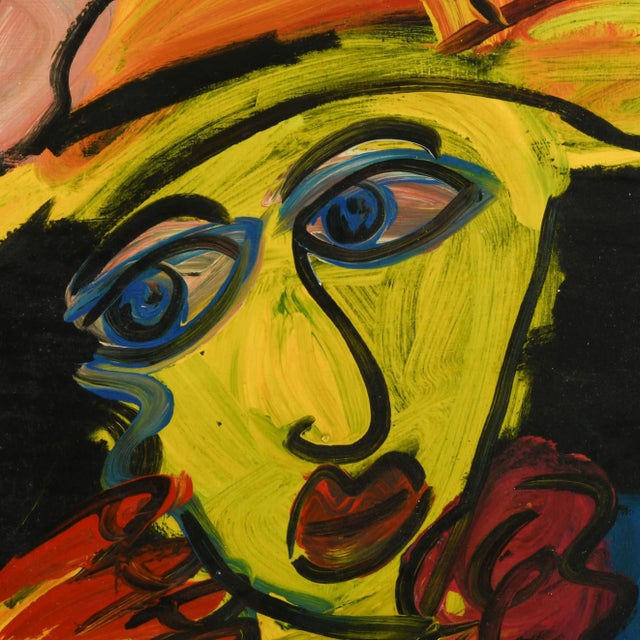 Abstract Expressionism Signed Peter Keil "Expression in Bloom" Oil on Linen For Sale - Image 3 of 8