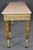Wood Vintage French Louis XVI Style Parcel Gilt Marble Top Console Table For Sale - Image 7 of 13