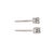 Unisex 14k White Gold 0.16ctw Round Diamond Push Back Petite Stud Earrings, A Pair For Sale In Houston - Image 6 of 7