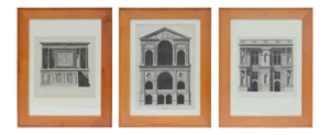Early 19th Century Architectural Prints by Louis-Pierre Baltard de la Fresque