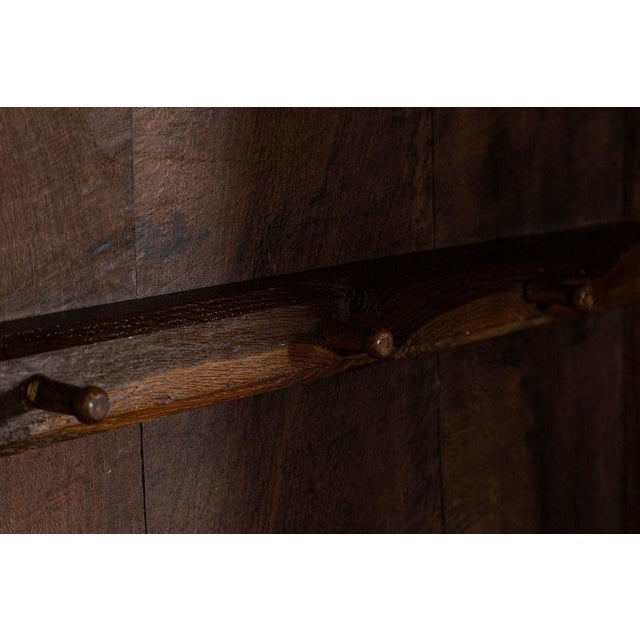 Large 18th Century English Oak Livery Cupboard, 1770s For Sale - Image 18 of 18