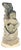 Unknown, Traditional Indonesian Mermaid Sculpture in Volcanic Limestone, 1980s, Stone For Sale