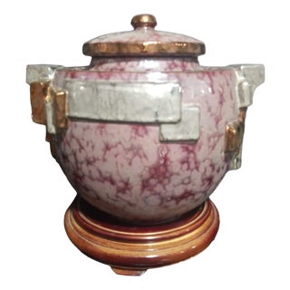 Art Deco Vase from Cerámicas Benlloch, Manises, Spain, 1990s, Set of 3 For Sale