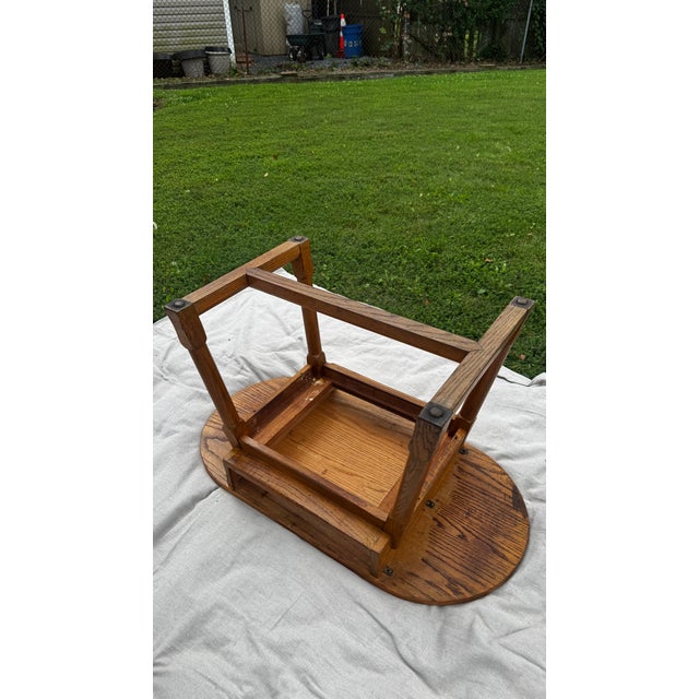 Jamestown Solid Oak Coffee Table – Classic Traditional Design For Sale - Image 10 of 12