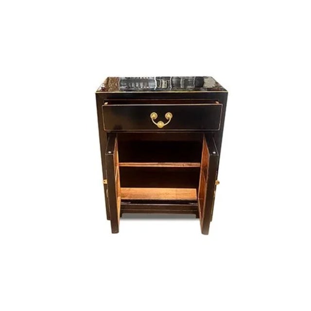 Chinese Zodiac Hardware Lacquer Side Table For Sale - Image 3 of 5