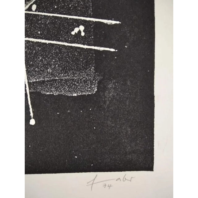 Will Faber, Untitled, 1974, Lithograph For Sale - Image 6 of 8