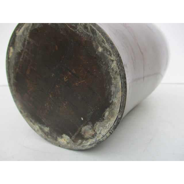 Late 19th Century Japanese Meiji Tall Bronze Vase For Sale In New York - Image 6 of 8