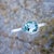 Natural Finely Faceted Aquamarine Ring 6.5 14k W Gold 1.37 TCW Certified $1,950 221337 This is a Unique Custom Made...