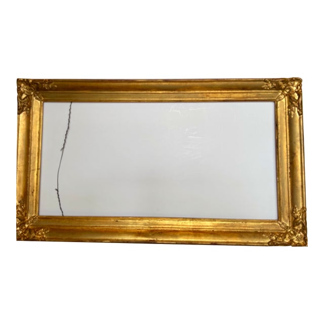 Vintage Gold Mirror Frame For Sale